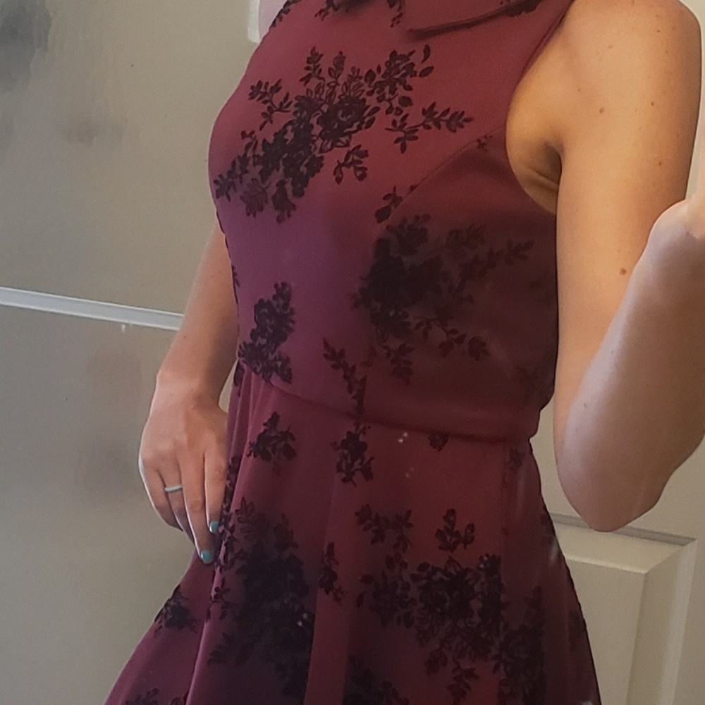 LC Lauren Conrad fit and flare dress - Picture 2 of 4